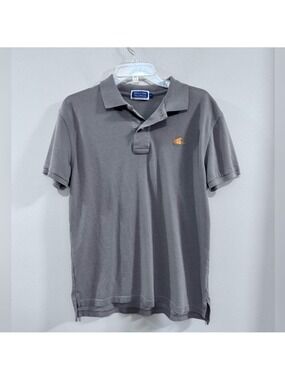 Men's Volunteer Traditions Tennesse Volunteer Logo Gray Polo Shirt. Size S